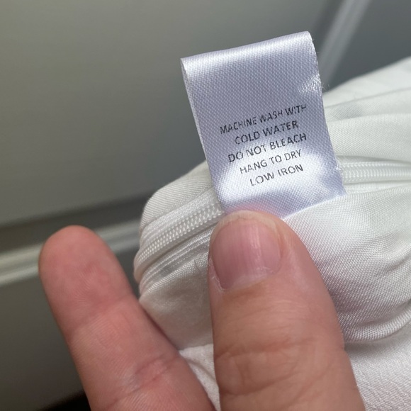 Olivaceous NWT Hi-Rise White with Black Polkadot Wide Leg Pants Sz Medium - Picture 7 of 7